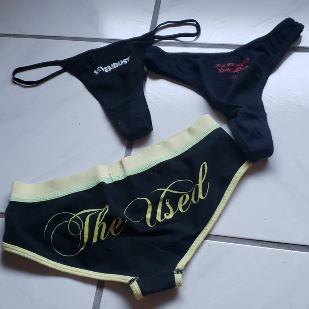 Unique Sevendust, Alice Cooper, The Used lingerie